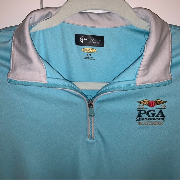 Greg Norman Half Zip Long Sleeve - Picture 2 of 4